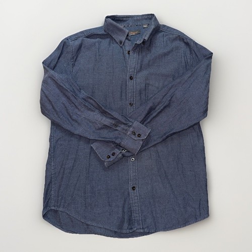 Ben Sherman, Ben Sherman Vintage Men’s Button-Up Shirt Blue 100% Cotton Blue In L Excellent