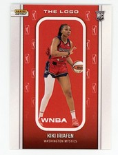 Kiki Iriafen 2025 Panini Instant WNBA IN HAND THE LOGO Mystics #25 RC