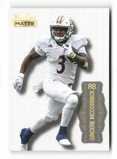 2022 Wild Card MATTE Draft Picks - Sincere McCormick #MB-107 (RC)