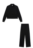 Champion Damen Sweatsuit Schwarz L, Jogginganzug, Sportbekleidung