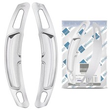 BRANDT Schaltwippen SILBER für PORSCHE Panamera 970 S 4S Turbo GTS 2012-2016