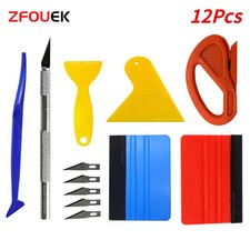 12Pcs Vinyl Wrap Squeegee Scraper Kit for Car Window Tint Phone Film