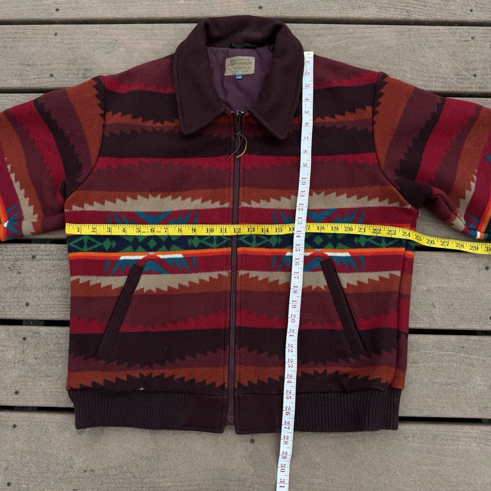 Pendleton Jacket Western Wear Aztec Southwestern Navajo Coat High Grade Sz L - Image 4 of 4