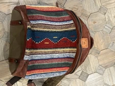 Will Leather Goods Backpack Canvas Woven