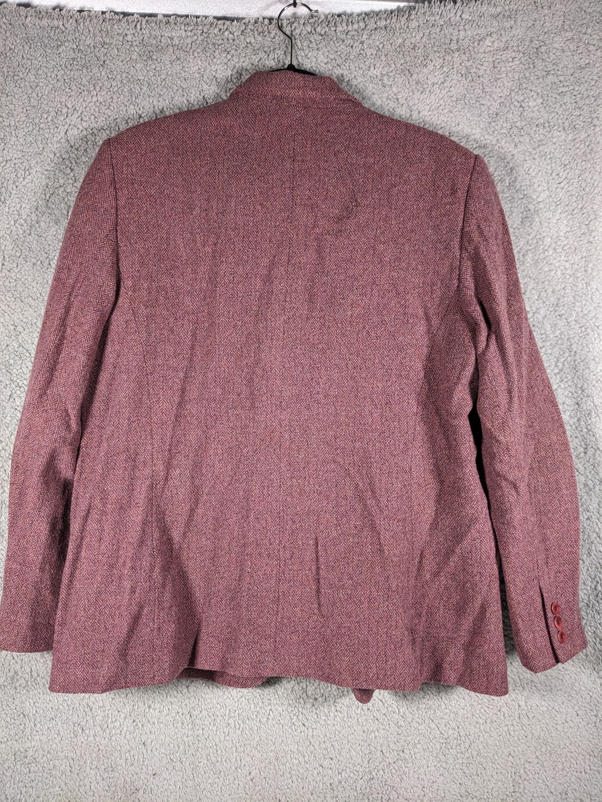 Pendleton Pink Herringbone Wool Blazer Jacket Wom… - image 9