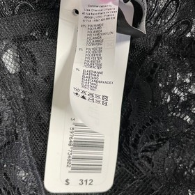 LISE CHARMEL Baby Doll Chemise Women's Size US XL Black