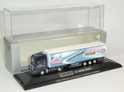 Herpa | MAN TGX 18.480 Gardinenplanen-Sattelzug | Fernfahrer | 25 Jahre-Truck