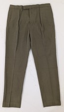 Ralph Lauren Purple Label Davis Dress Pants Trousers 38 Olive Green Cotton NWT