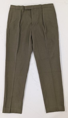 Ralph Lauren Purple Label Davis Dress Pants Trousers 38 Olive