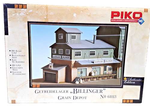 PIKO HO Scale Getreidelager Billinger Grain Depot Nº 6113 Edición Auténtica (CC-96 | Condition: New