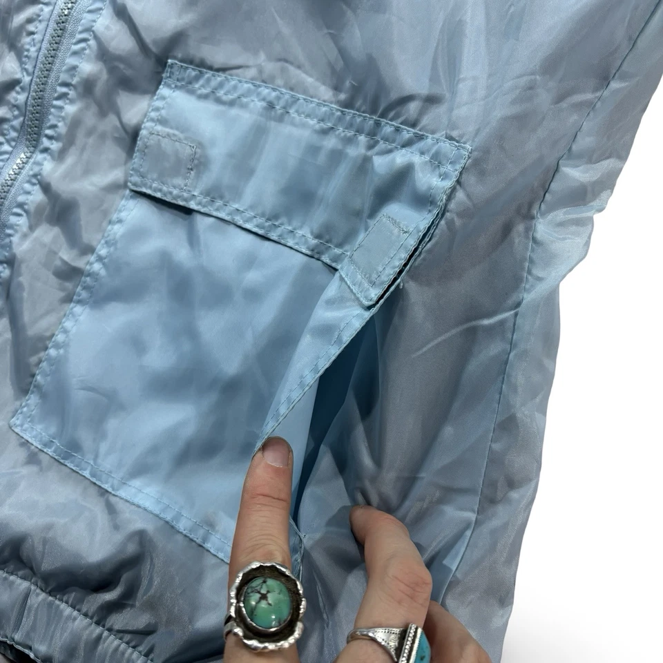 Vintage Y2k Rocawear Tracksuit Fleece Jacket & Pant Large Blue 2 Piece Set - Image 4 of 4