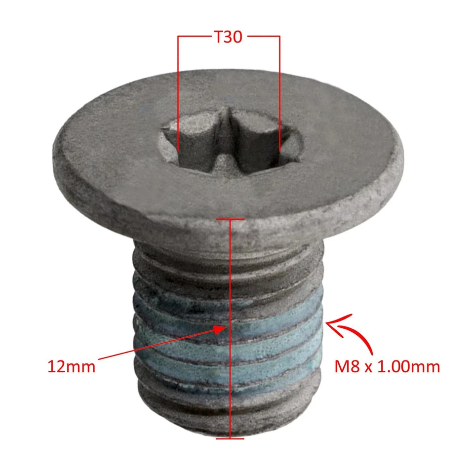 Brake Disc Attachment Bolt 21663 For VW Crafter Mercedes Sprinter Vito Febi x2 - Image 2 of 4