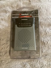 Radio Shack Vintage AM FM Pocket Radio Model 1200586 - Brand New Factory Sealed