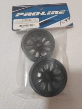 Pro-Line Racing 1/10 Pomona Drag Spec Front 2.2" 12mm Drag Wheels Black 2775-03