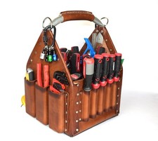 Electrician Leather Tool Bag Tuff-Tote Journe...