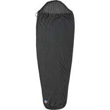 Big Agnes Alpha Direct Fleece Sleeping Bag Liner Asphalt, Regular