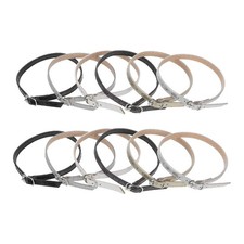 6Pair Detachable Ankle Straps: High Heel Straps Adjustable - Faux Shoes