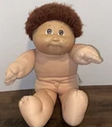1982 CABBAGE PATCH Kids Doll Brown Hair Brown Eyes Dimple NO Clothing Shoes