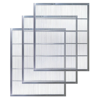 #ad 3Pcs Queen Excluder Metal Bee for 10 Frame Beehive silver $56.02