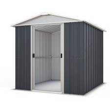 956 Returned Yardmaster Apex Metal Garden Shed - Maximum Ext Size 6