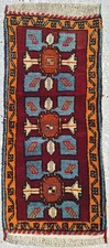 Rare Vintage Turkish Carpet,Anatolian HandMade Pile Rug, Decorative Nomad Design