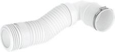 McAlpine Long 90° Bent Back to Wall Flexible WC Connector 4'' WC-CON8F-BTW