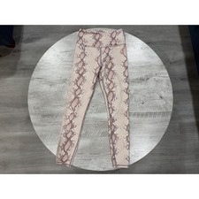 Varley Snakeskin Print Leggings Women's XS High Rise Yoga Athleisure