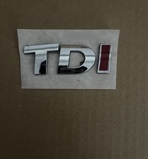 GENUINE VW TDi Tailgate Badge