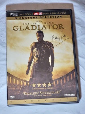 Gladiator DVD Signature Selection Widescreen Dolby Digital DTS Russell Crowe Rid