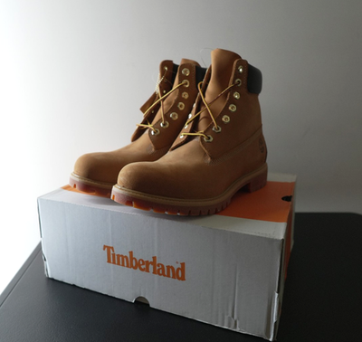 Timberland Men's Premium 6-Inch Waterproof Boot Wheat Nubuck 10061