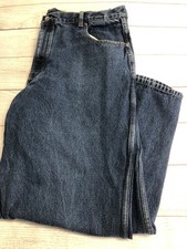 Basic Editions Jeans Mens 42x32 Blue Medium Wash Straight Leg Denim Pants