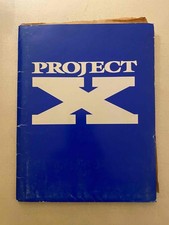 Project X Presskit 1987 Matthew Broderick, Helen Hunt & chimpanzee!