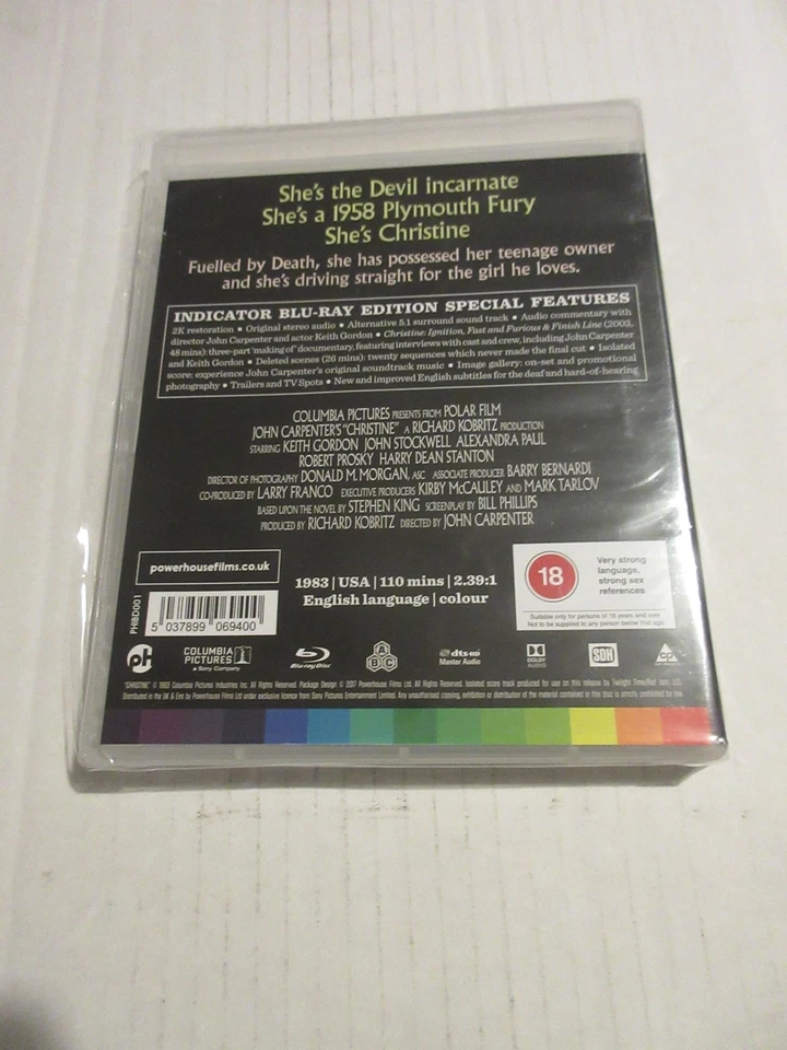 Christine Blu Ray New & Sealed - Image 2 of 2