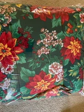 POINSETTIA QUEEN COMFORTER AND SHEET SET LINENS'N THINGS VINTAGE NEW