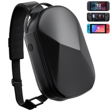 annapro Carrying Case for Switch 2 2025 /Switch/ROG 14.6 9.4 3.5 inch, Black