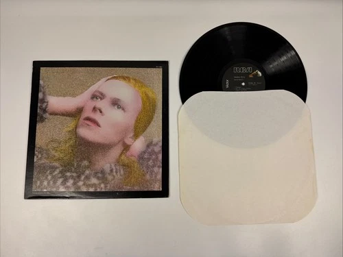 David Bowie~ Hunky Dory, Vinyl AYL1-3844 No Barcode, 1980 Reissue, EX+/EX Cond
