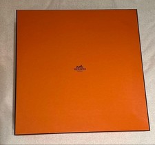 HERMES Birkin 35 Empty Box Orange Square Gift Boxes Storage Case Only For Bag