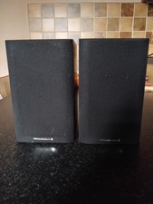 WHARFEDALE DIAMOND 9.0, 75 WATT BLACK DESKTOP SPEAKERS. USED WORKING GOOD COND.