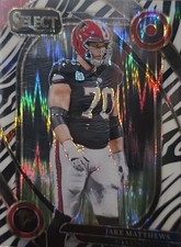 2024 Panini Select Base Set - Club Level#264 Jake Matthews Zebra Prizm