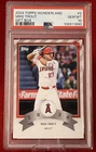Mike Trout 2024 Topps Wonderland PSA 10 Gift Box Variation #2 Angels Pop 2