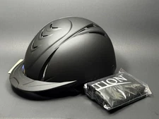 Ovation OV Deluxe Schooler Riding Helmet Equestrian Black M/L ASTM F1163–23