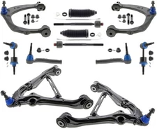 Upper & Lower Control Arms Ball Joint Tie Rods & Links For Silverado 1500 19-25