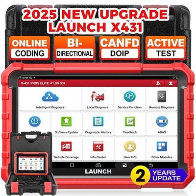 2026 LAUNCH X431 PRO ELITE V5.0 PRO 5 OBD2 Diagnosegerät ALLE SYSTEM ECU Coding
