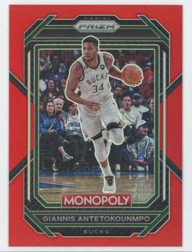 2022-23 Panini Prizm Monopoly RED Giannis Antetokounmpo 69/99 #49 A22