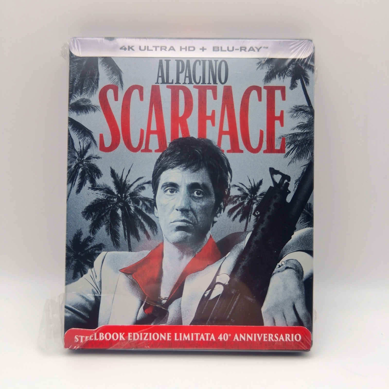 Scarface 40th Anniversary 4K Ultra-HD Blu Ray Steelbook WORKS UK ENGLISH AUDIO