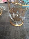 22k gold on crystal. hors d'oeuvrs bowl and small pitcher. vintage in excellent  — photo 2