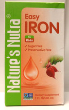 Nature's Nutra Easy Iron, 2 Fl. Oz (60ml) Premium Baby & Infant Liquid Drops 470