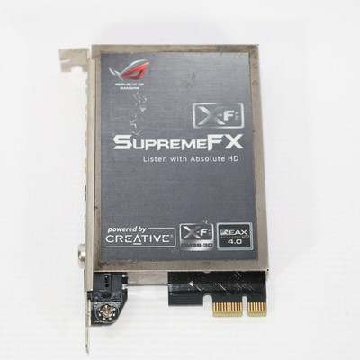 Creative Maximus SupremeFX X-FI Desktop Sound Card ASUS ROG UNTESTED AS IS