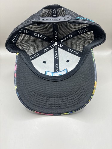 Gorra de camionero Avid SnapBack malla colorida pesca al aire libre - Imagen 6 de 9