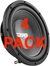 4 PACK DS18 PRO-W10.4SNEO 10" 800 Watt 4 Ohm SVC Subwoofer Sub Marine Neodymium